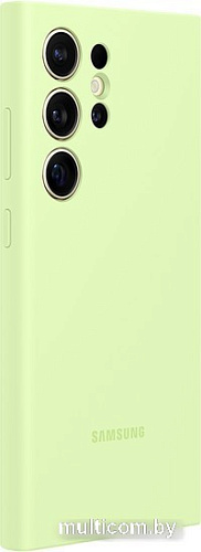 Чехол для телефона Samsung Silicone Case S24 Ultra (лайм)