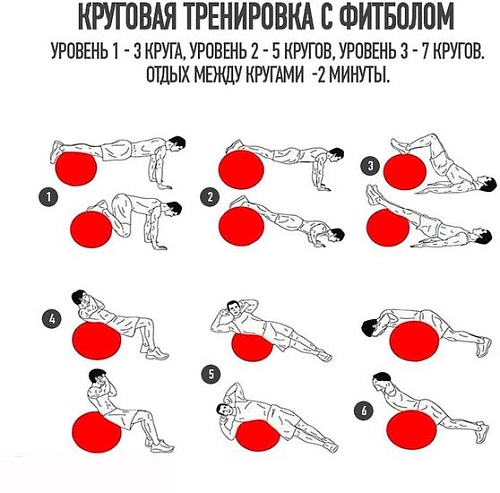 Гимнастический мяч Sabria Sport 45J (синий)