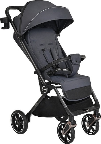 Коляска прогулочная «книга» Pituso Wicki ABF2022 (графитовый)