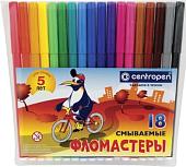 Фломастеры Centropen Пингвины 7790 1886 (18 цв)