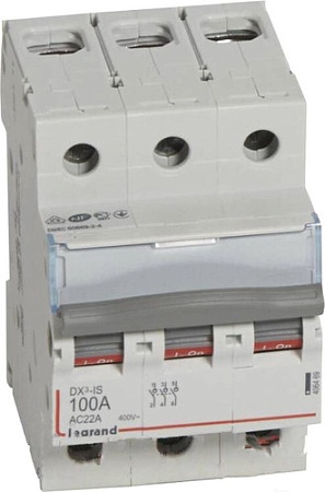 Выключатель нагрузки Legrand DX3 3П 100A 406469