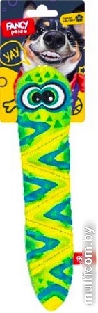 Игрушка для собак Fancy Pets Змейка Пискля с пищалкой 30 см