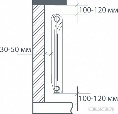 Радиатор Royal Thermo Revolution 500 (4 секции)