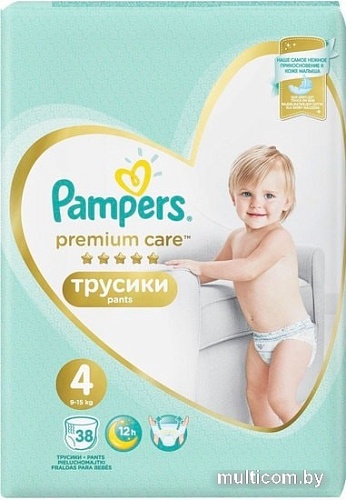 Трусики-подгузники Pampers Premium Care Pants 4 (38 шт)