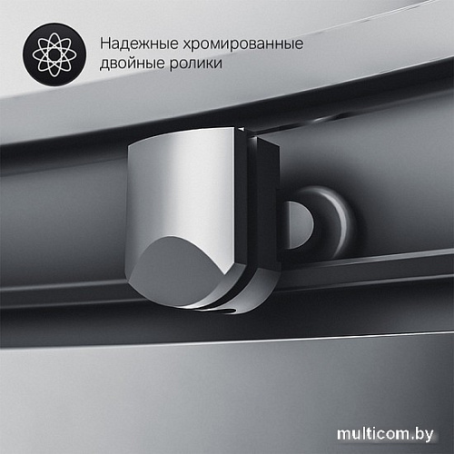 Душевой уголок AM.PM Gem S 100x80 W93G-404-100280-BT (черный матовый/прозрачное стекло)
