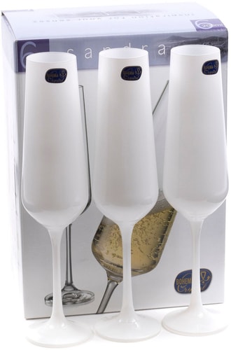 Набор бокалов для шампанского Bohemia Crystal Sandra 40728/D4594/200