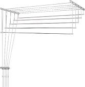 Сушилка для белья ЛДН Лиана-Люкс SPK-190