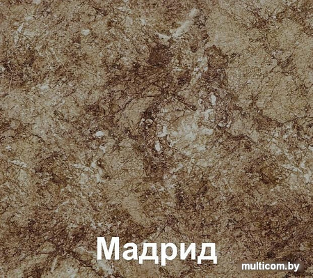 Угловая кухня Кортекс-мебель Корнелия Экстра 1.5x1.4м (красный/черный/мадрид)