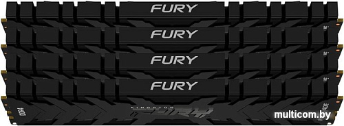 Оперативная память Kingston FURY Renegade 4x16GB DDR4 PC4-25600 KF432C16RB1K4/64