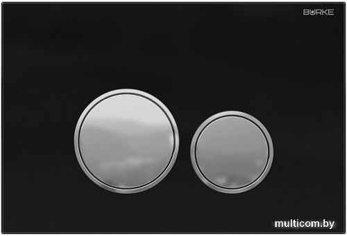 Панель смыва Burke Тип 06 106.BH.1 (черный/хром глянцевый)