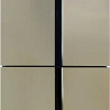 Четырёхдверный холодильник Ginzzu NFK-500 Gold glass