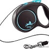 Flexi Black Design XS Cord 3 m (голубой)