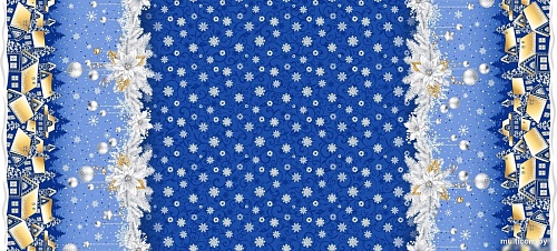 Скатерть Текстильный городок Полночь ТХбК29118-2/150 (120x150, синий)