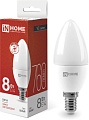 Светодиодная лампочка In Home LED-Свеча-VC 8Вт 230В Е14 4000К 760Лм 4690612020433