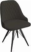 Стул Трия Гранд К3 (черный муар/велюр Confetti Stone)