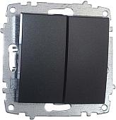 Выключатель проходной Elbi Zena-Vega 609-011100-211 (графит)