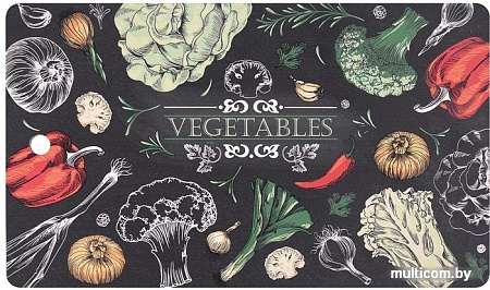 Разделочная доска Мультидом Овощной букет МТ18-23