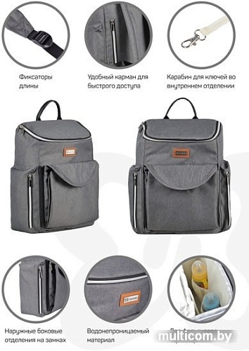 Городской рюкзак Farfello F8 (темно-серый)