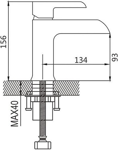 Смеситель Shevanik S6001F