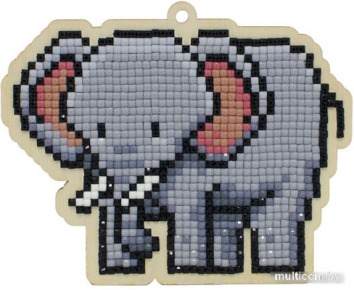 Алмазная мозаика Wizardi Гигант Саванны WWP402