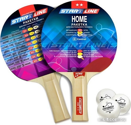 Набор для настольного тенниса Start Line Home 12202Р40