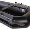 Гребная лодка Vivax К220 с полом-книгой (без киля, серый/черный)
