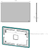 Lemark Зеркало Ecos 120x80 LM120Z