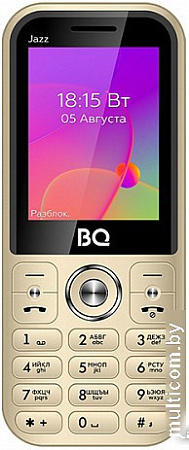 Кнопочный телефон BQ-Mobile BQ-2457 Jazz (золотистый)