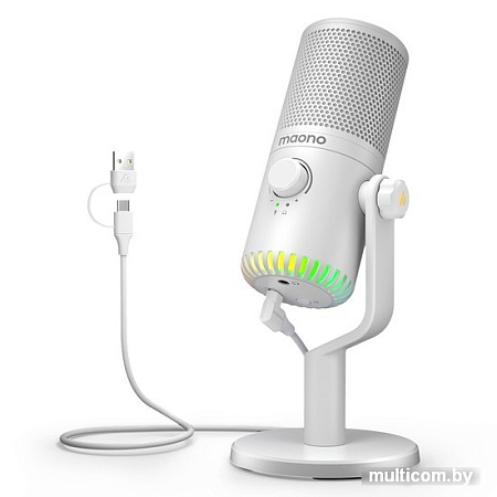 Проводной микрофон Maono DM30 (белый)