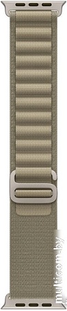 Умные часы Apple Watch Ultra 2 LTE 49 мм (титановый корпус, титановый/оливковый, текстильный ремешок размера M)