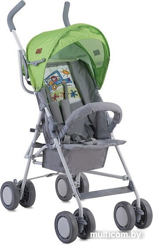 Коляска прогулочная «трость» Lorelli Trek 2017 Green&Grey Car [10020881714]
