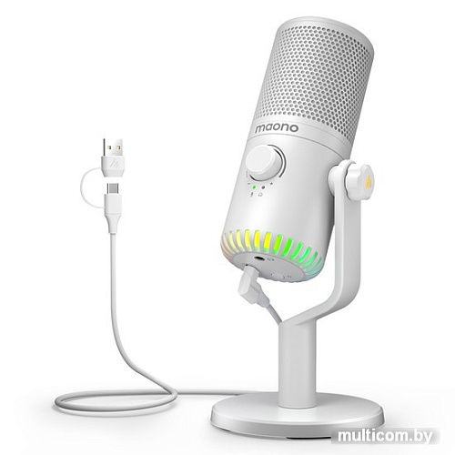 Проводной микрофон Maono DM30 (белый)