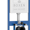 Унитаз подвесной Roxen Antares в комплекте с инсталляцией StounFix Dual Fresh 6 в 1 968011 (кнопка: золото глянцевое )
