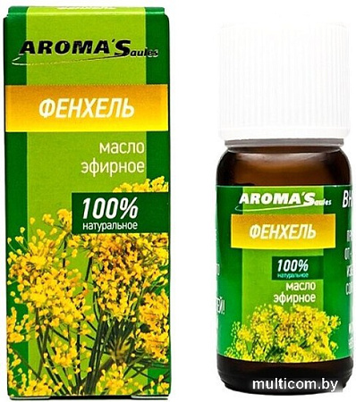 Aroma Saules Эфирное масло Фенхель 10 мл