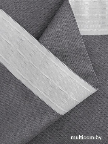 Штора Ника Зварико блэкаут 888250-04 2x2.5 м (серый)