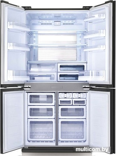 Четырёхдверный холодильник Sharp SJGX98PBK