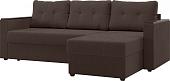 Угловой диван Mio Tesoro Атланта Лайт 111 (Savana Chocolate)