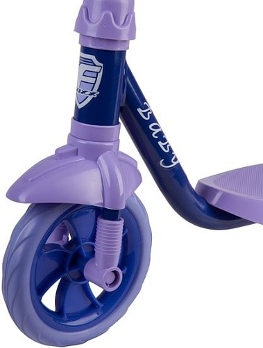 Самокат Foxx Baby с корзинкой (фиолетовый/розовый)