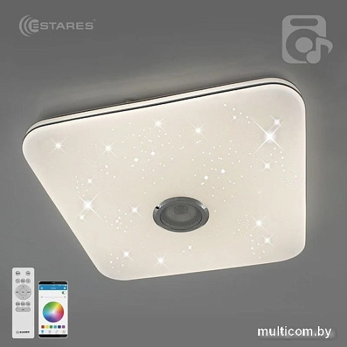 Светильник-тарелка Estares Music Rgb 80W S-APP-430-WHITE/CHROME-220-IP20