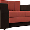 Кресло-кровать Лига диванов Атлантида 113862 (микровельвет, коралловый/коричневый)