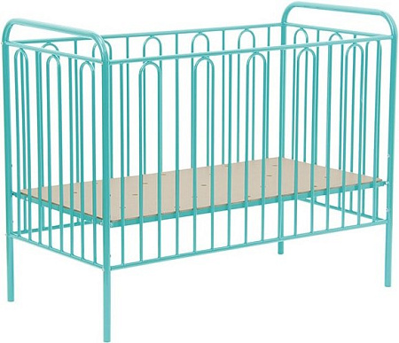 Детская кроватка Polini Kids Vintage 150 (бирюзовый)