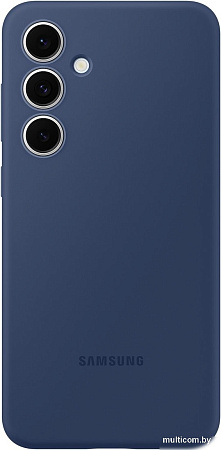 Чехол для телефона Samsung Silicone Case Galaxy S24 FE (синий)