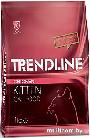 Сухой корм для кошек Trendline c курицей для котят 15 кг