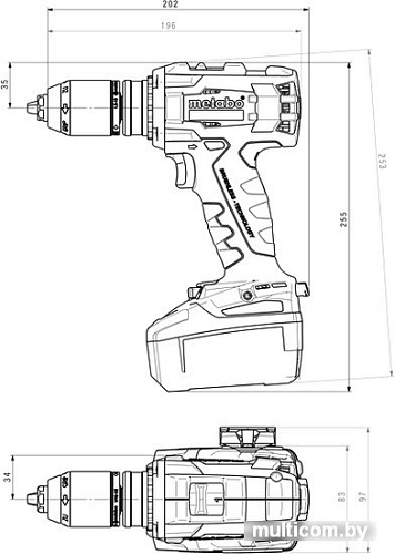 Дрель-шуруповерт Metabo BS 18 LTX BL I (без аккумулятора)