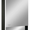 Континент Шкаф с зеркалом Filit Led 60x80 (правый, черный)