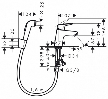 Смеситель Hansgrohe Logis 71290000