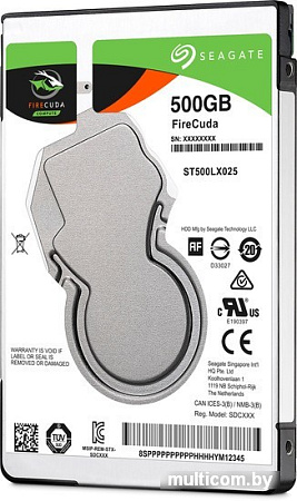 Жесткий диск Seagate FireCuda 500GB [ST500LX025]