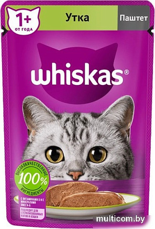 Пресервы Whiskas Паштет с уткой 75 г