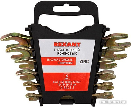 Набор ключей Rexant 12-5843-2 (6 предметов)