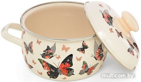 Кастрюля Эстет Бабочки ЭТ-72932
